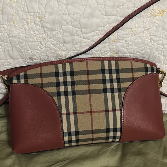 Burberry Women's Tan and Brown Crossbody Bag - Picture 2 of 3